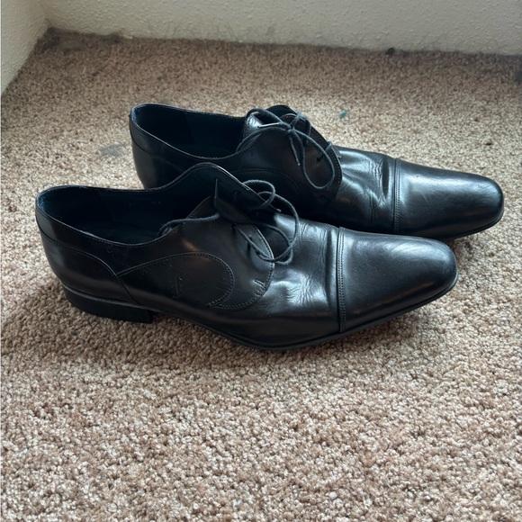 John Fluevog Classic Black Oxfords - Picture 1 of 6